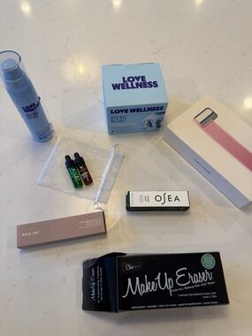 Cosmetic Lot - Rose Inc Mascara, Quiet Hours Roller, Osea Serum and more
